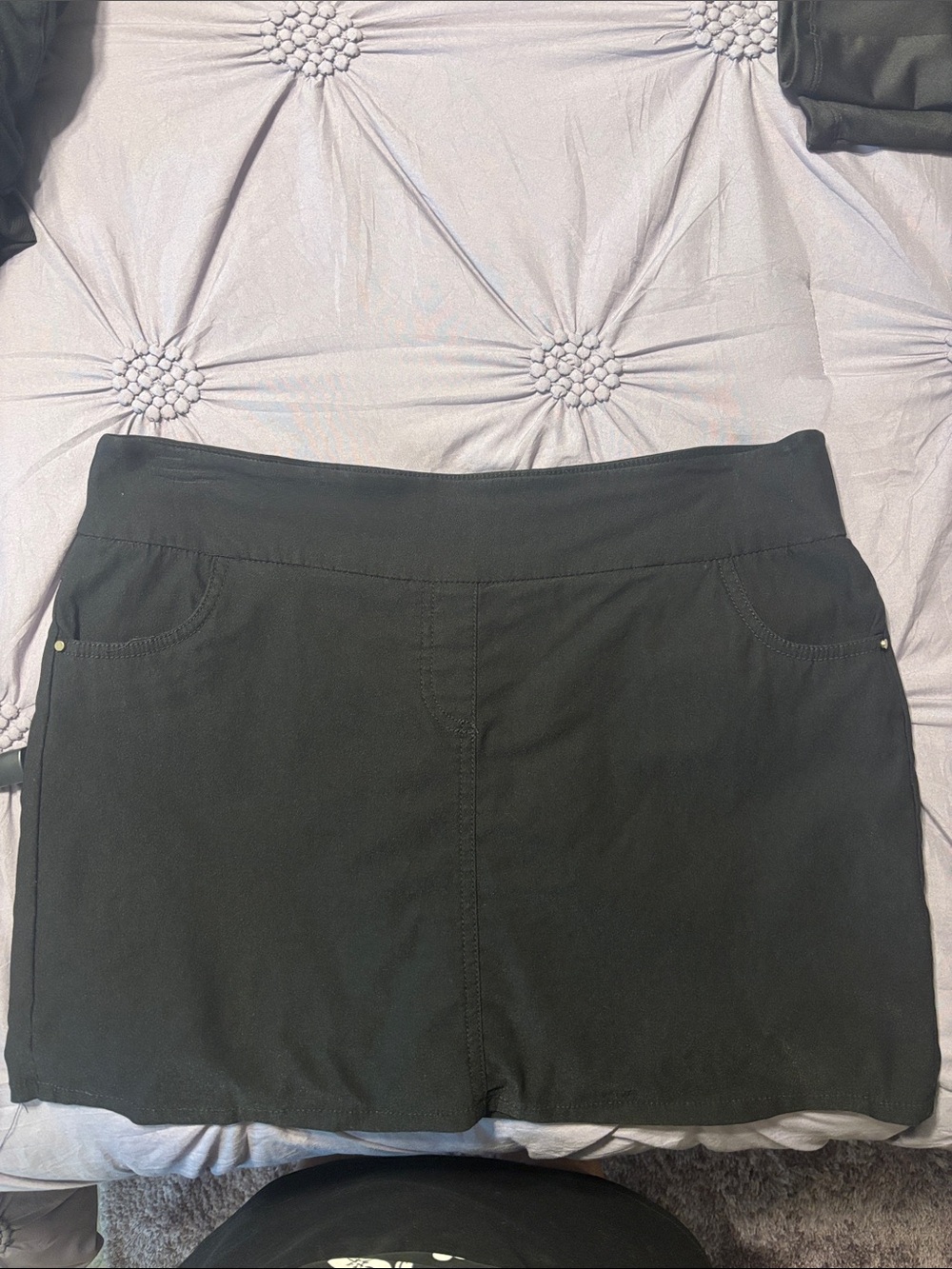 Women’s Black Stretch Knit Shorts